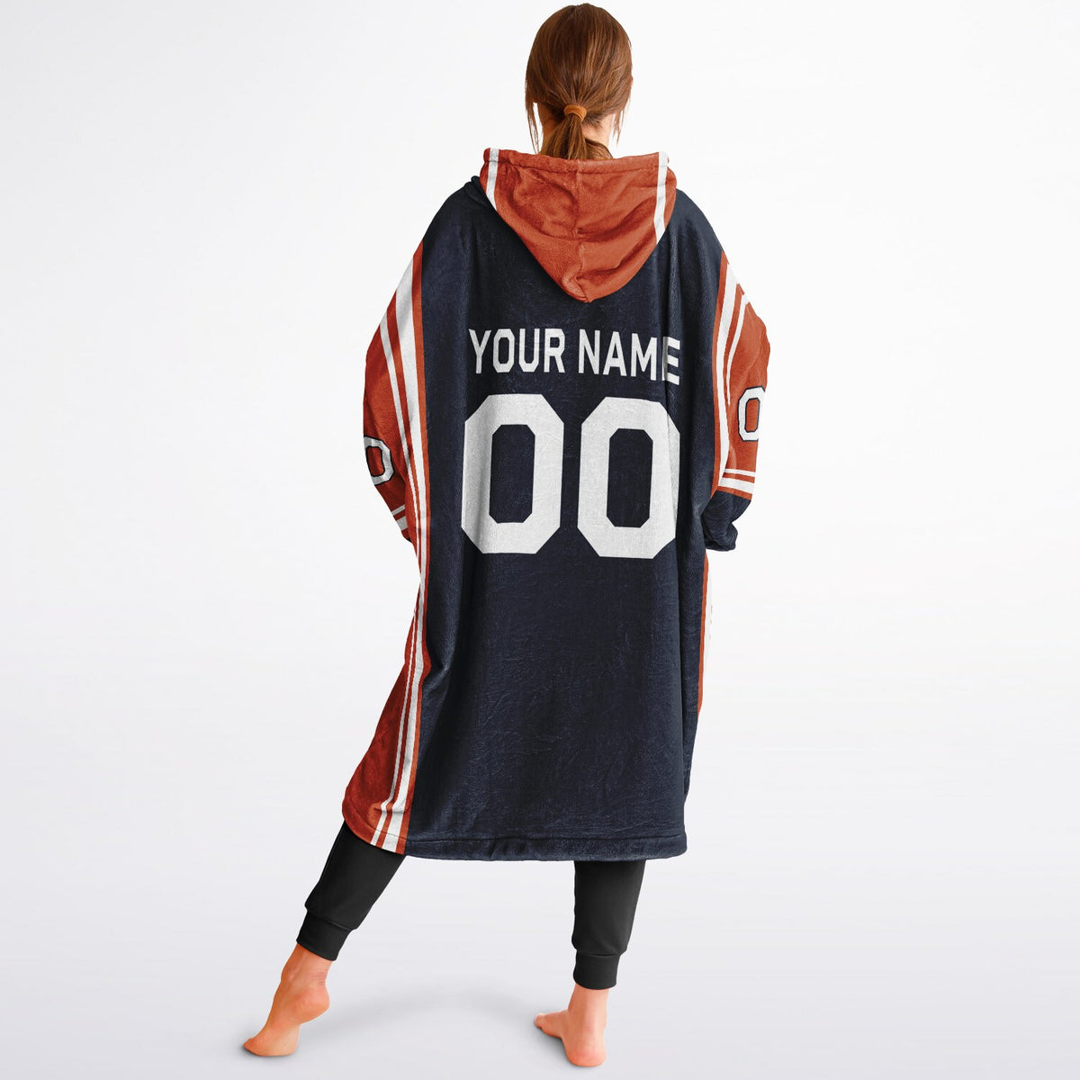 Navy/Orange/White Bold