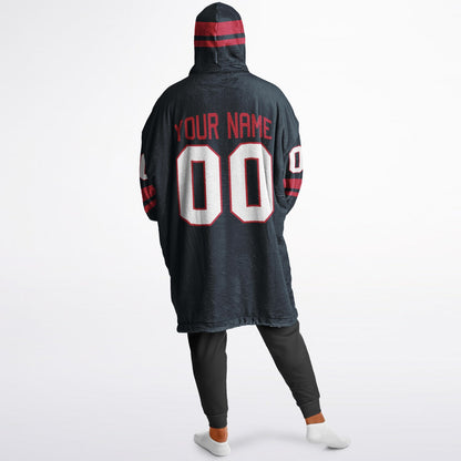 Deep Steel Blue/Red Superfan Reversible