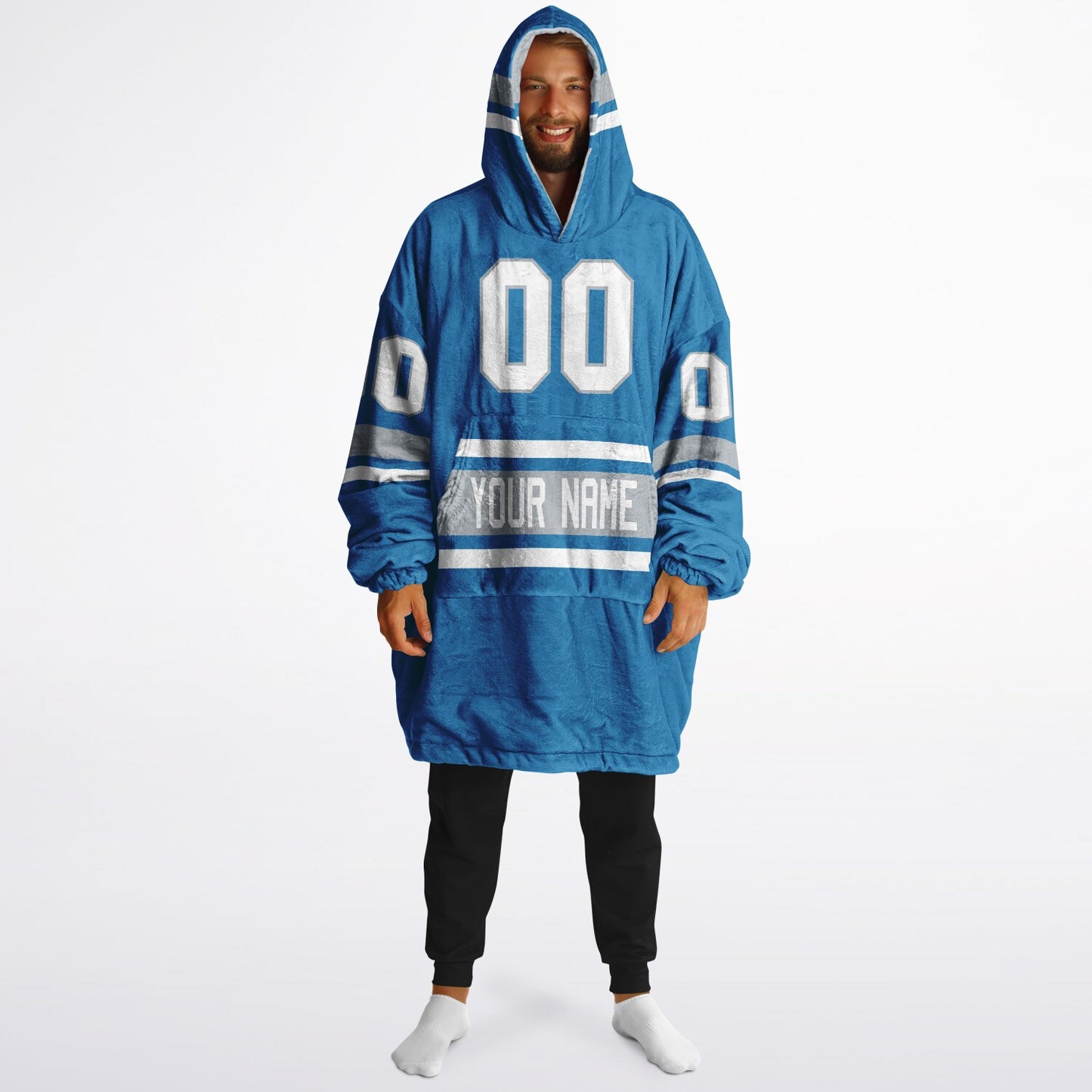 Blue/Silver/White Superfan Reversible