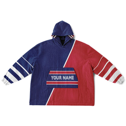 Dark Blue/Red/White Everyday Reversible