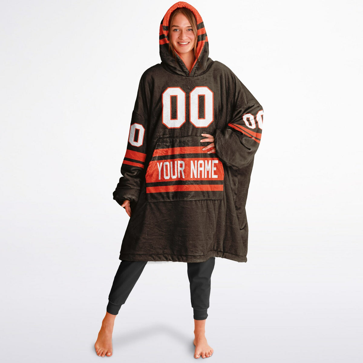 Brown/Orange Superfan Reversible