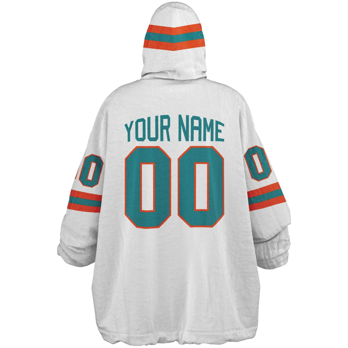 Aqua & Orange Superfan Reversible