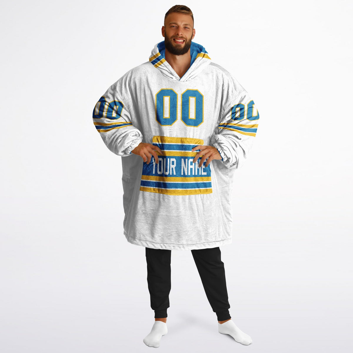 Blue/Gold/White Superfan Reversible