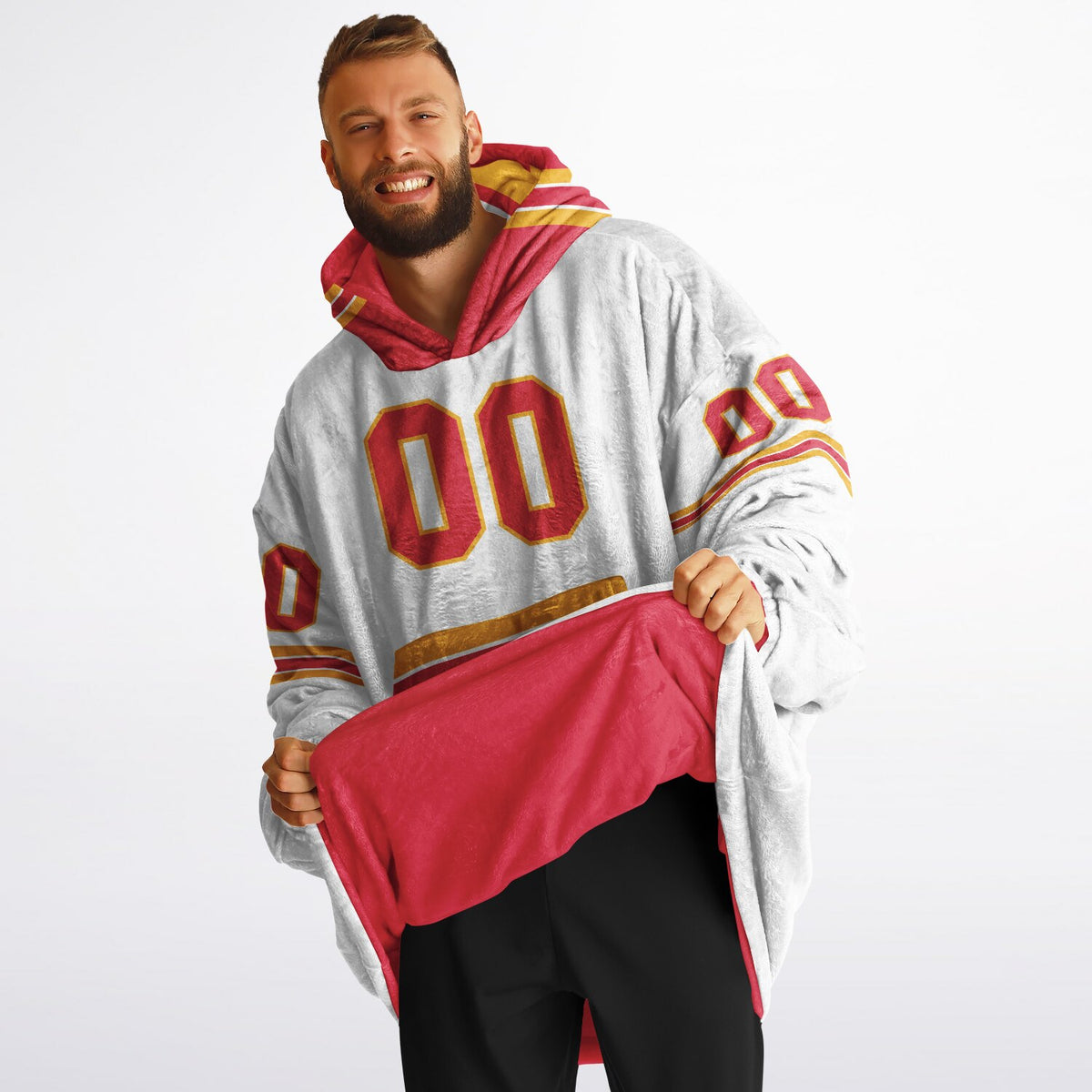 Red/Gold/White Superfan Reversible