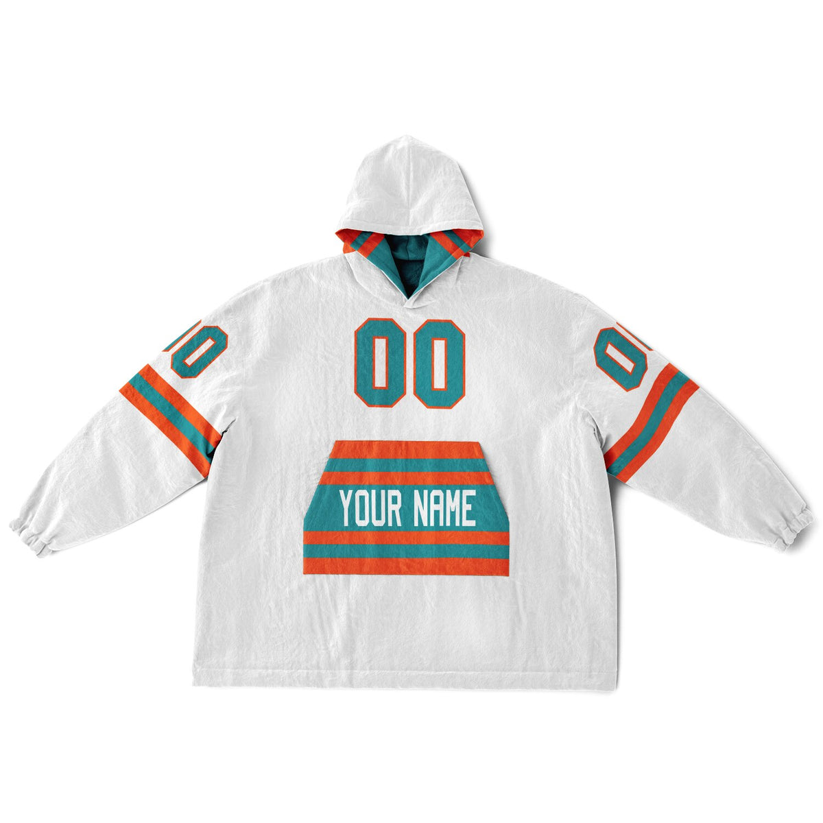 Aqua & Orange Superfan Reversible
