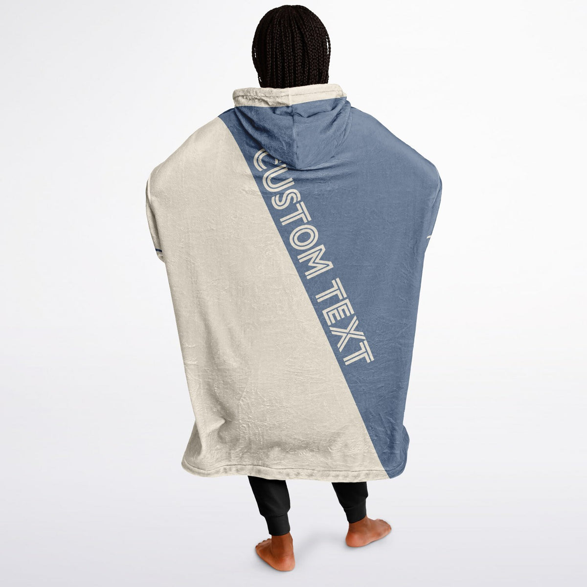 Slate Blue & Cream Split Decision