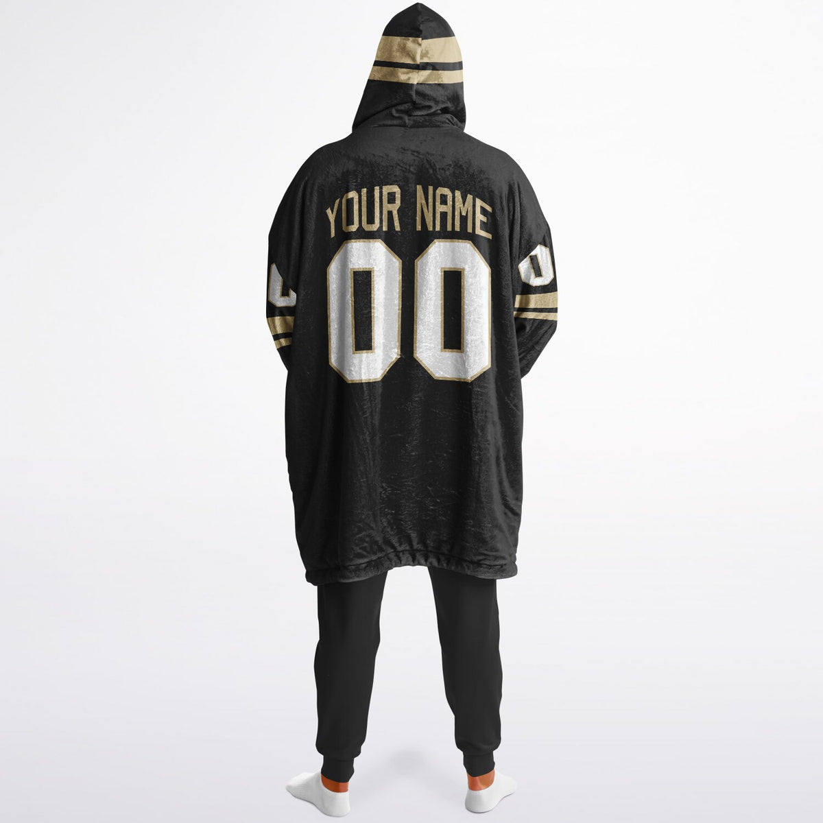 Black & Light Gold Superfan Reversible