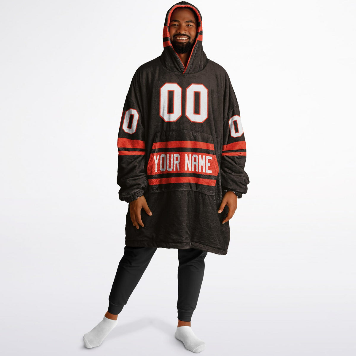 Brown/Orange Superfan Reversible