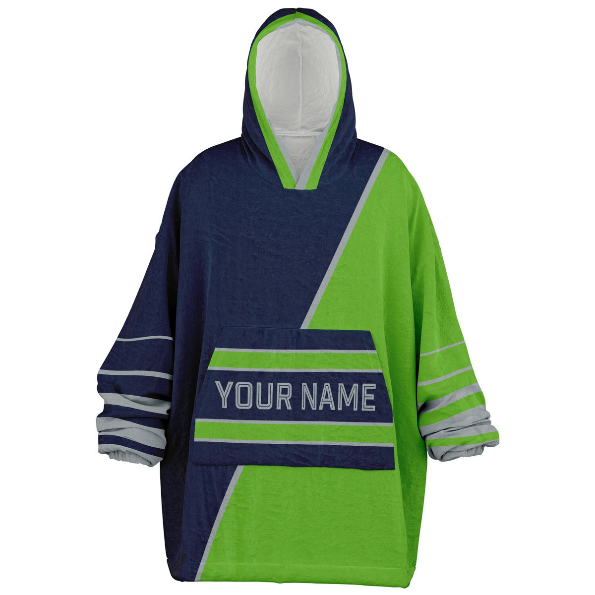 Navy Green Gray Split Decision