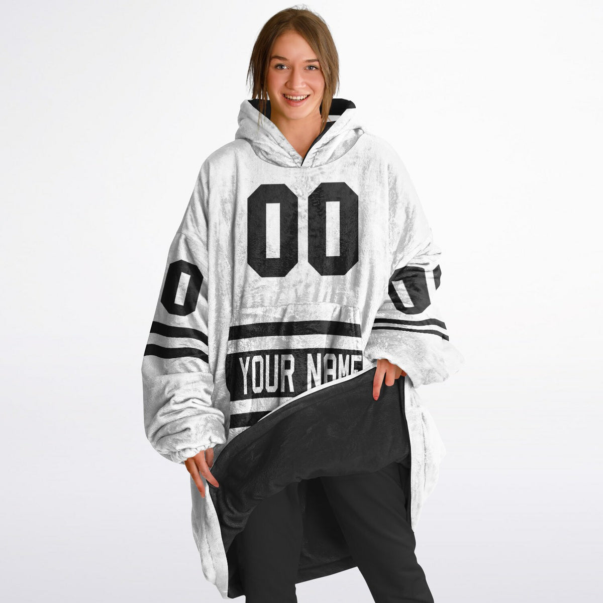 Black & White Superfan Reversible