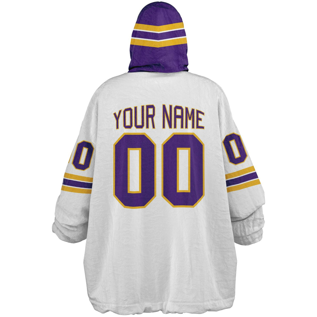 Purple/Gold/White Superfan Reversible