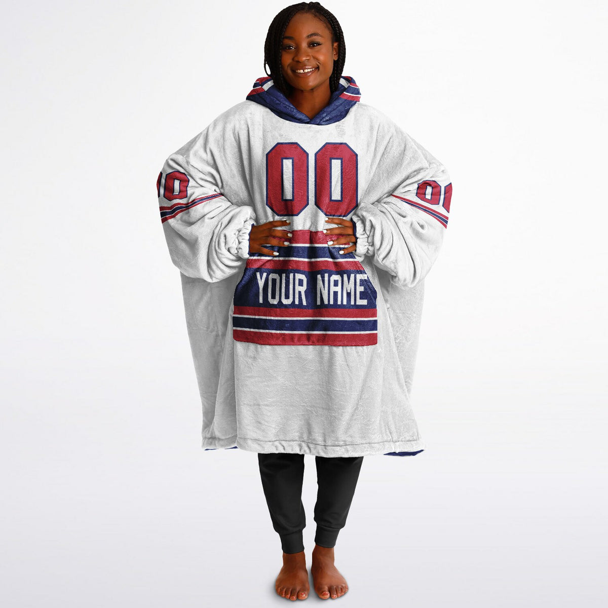 Dark Blue/Red/White Superfan Reversible