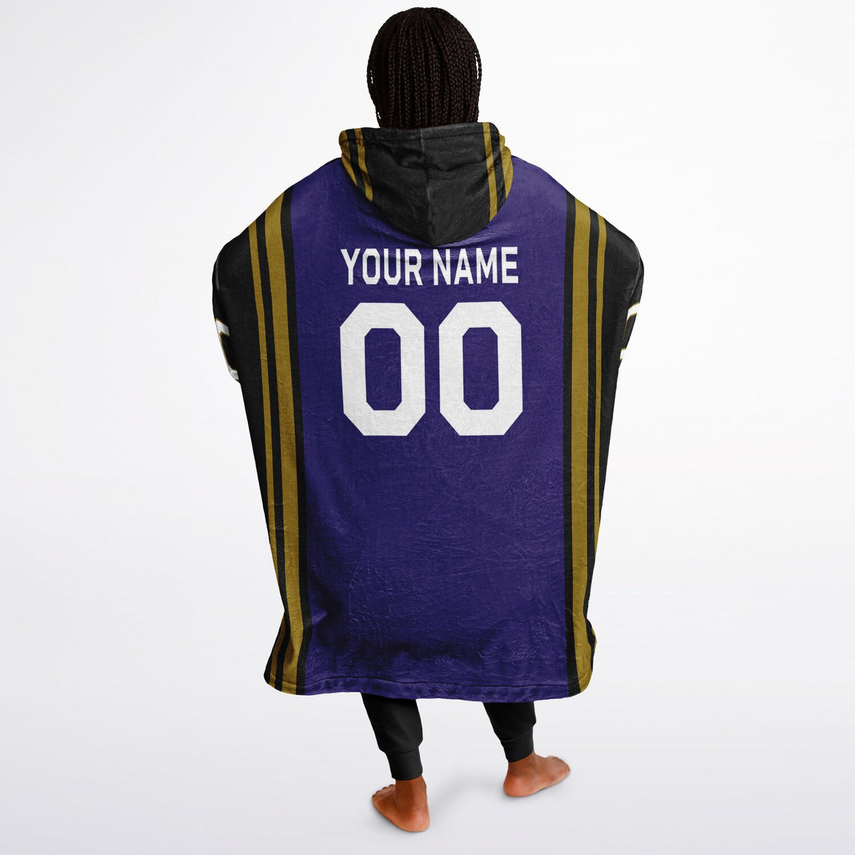Purple Black Dark Gold Bold
