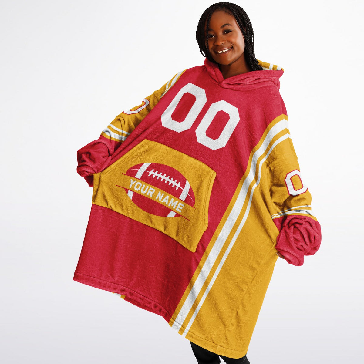 Red/Gold/White Bold