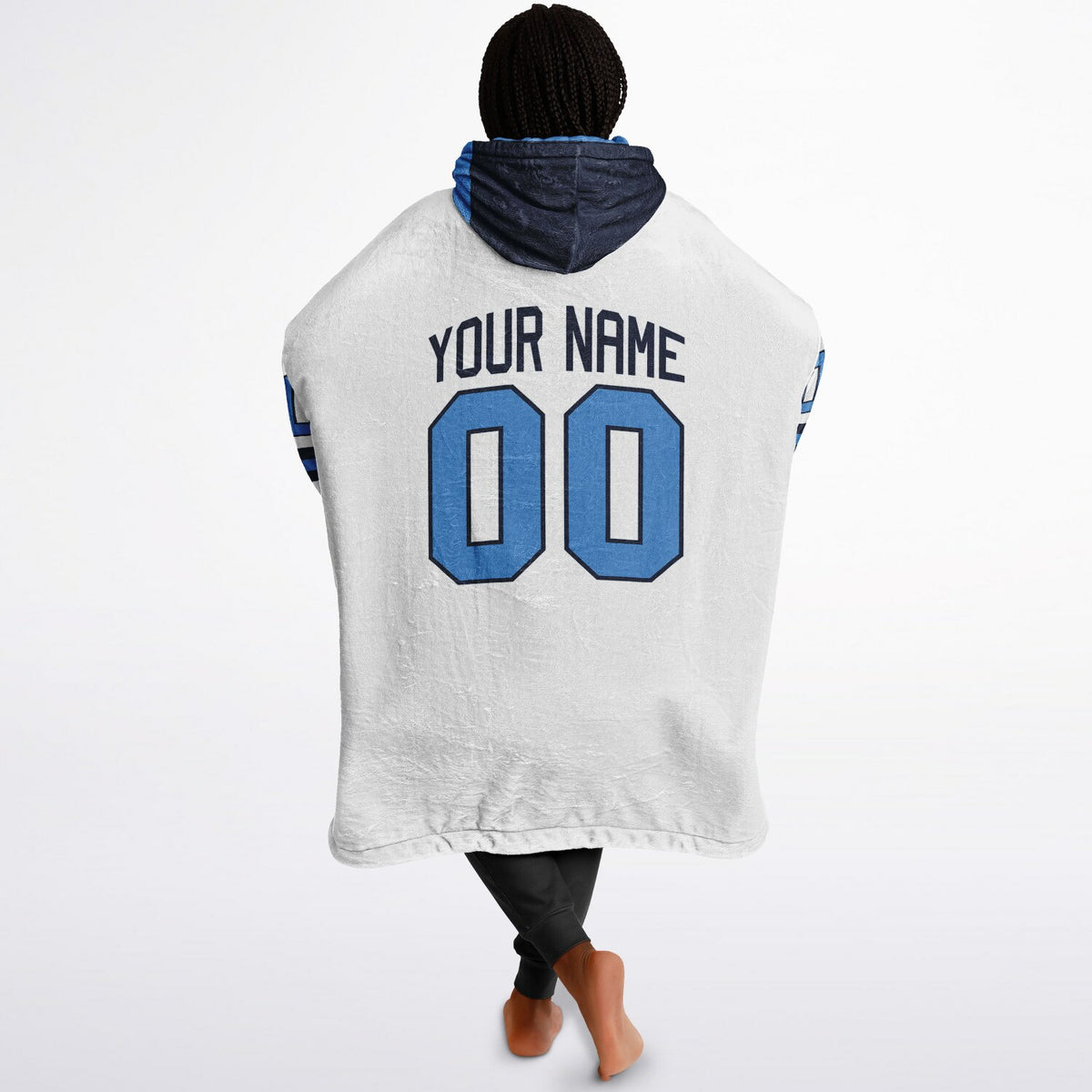 Light Blue/Navy Superfan Reversible