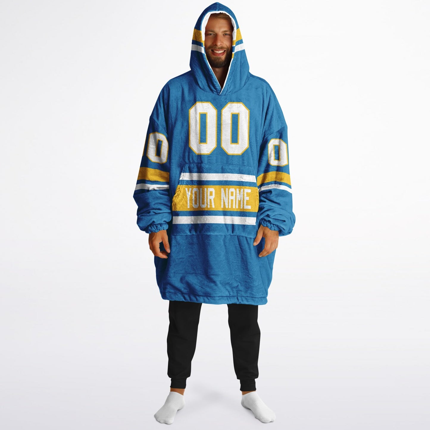 Blue/Gold/White Superfan Reversible