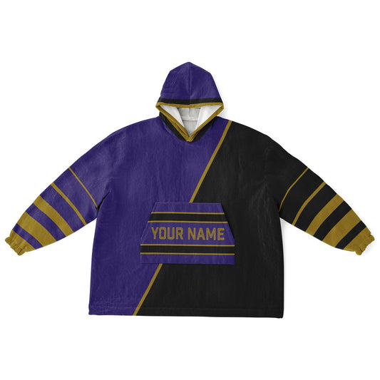 Purple Black Dark Gold Split Decision