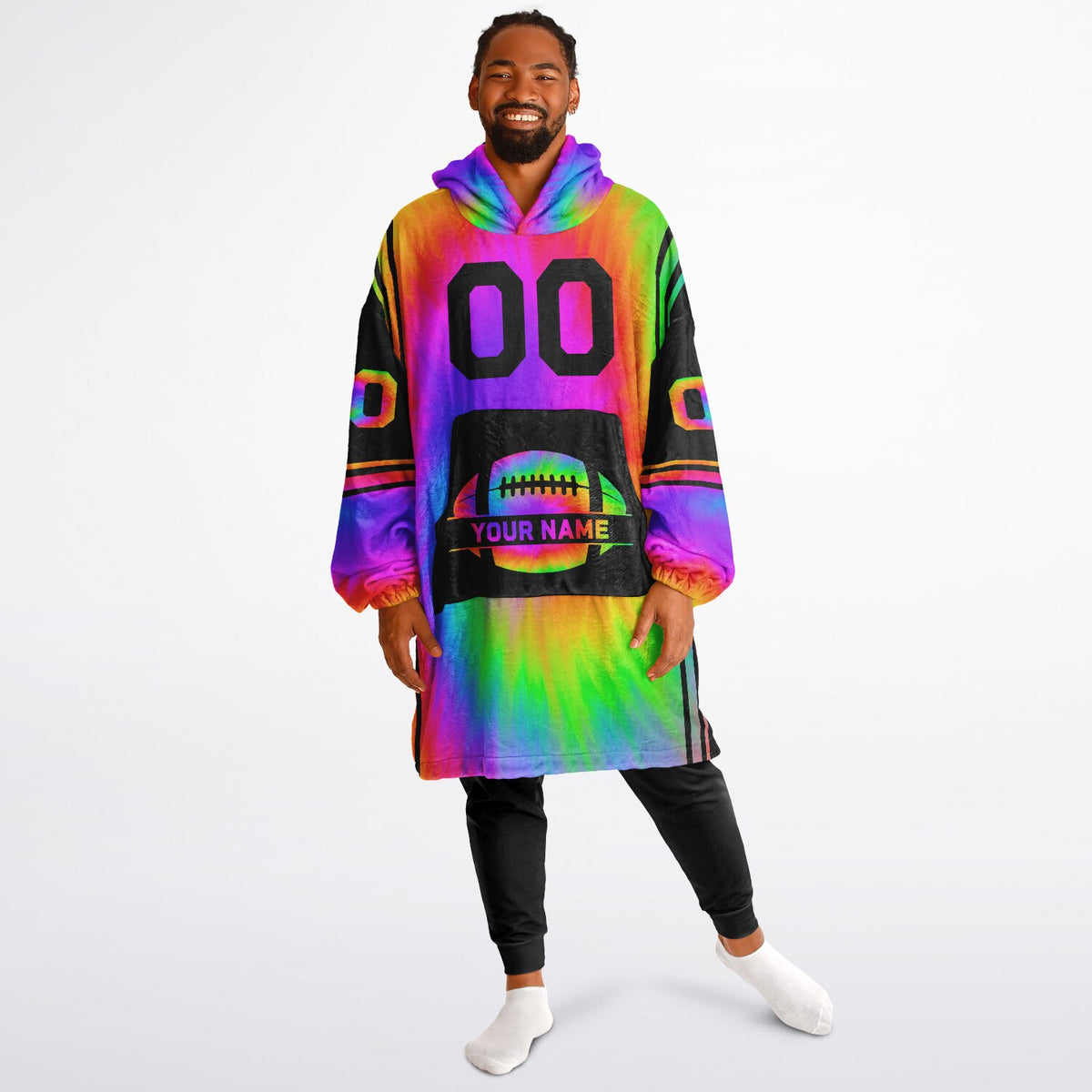 Tie-Dye & Black Bold