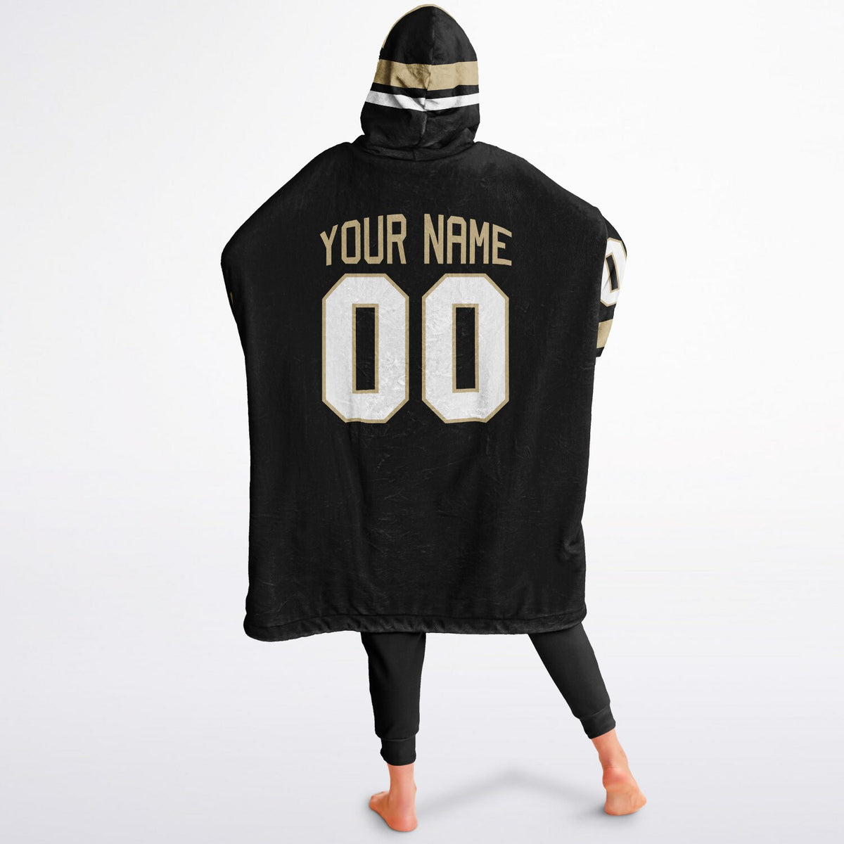 Black/Light Gold/White Superfan Reversible