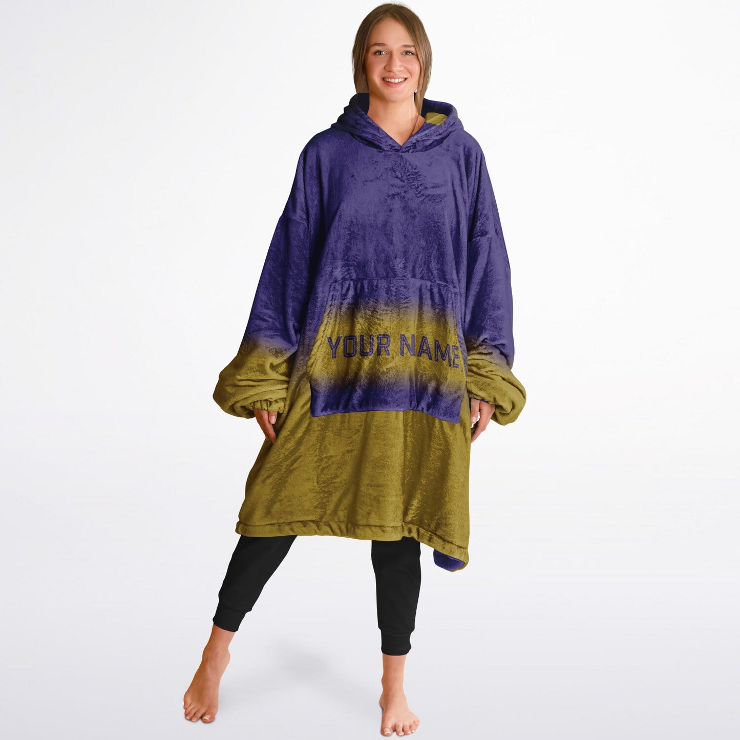 Purple/Metallic Gold Everyday Reversible