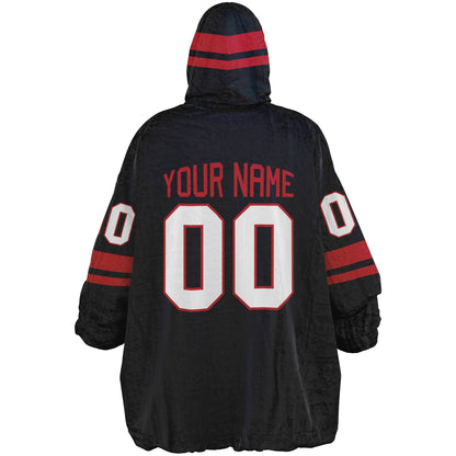 Deep Steel Blue/Red Superfan Reversible