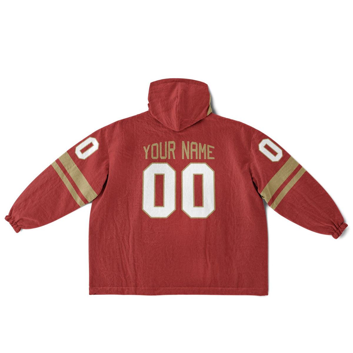 Red Dark Gold Superfan Reversible