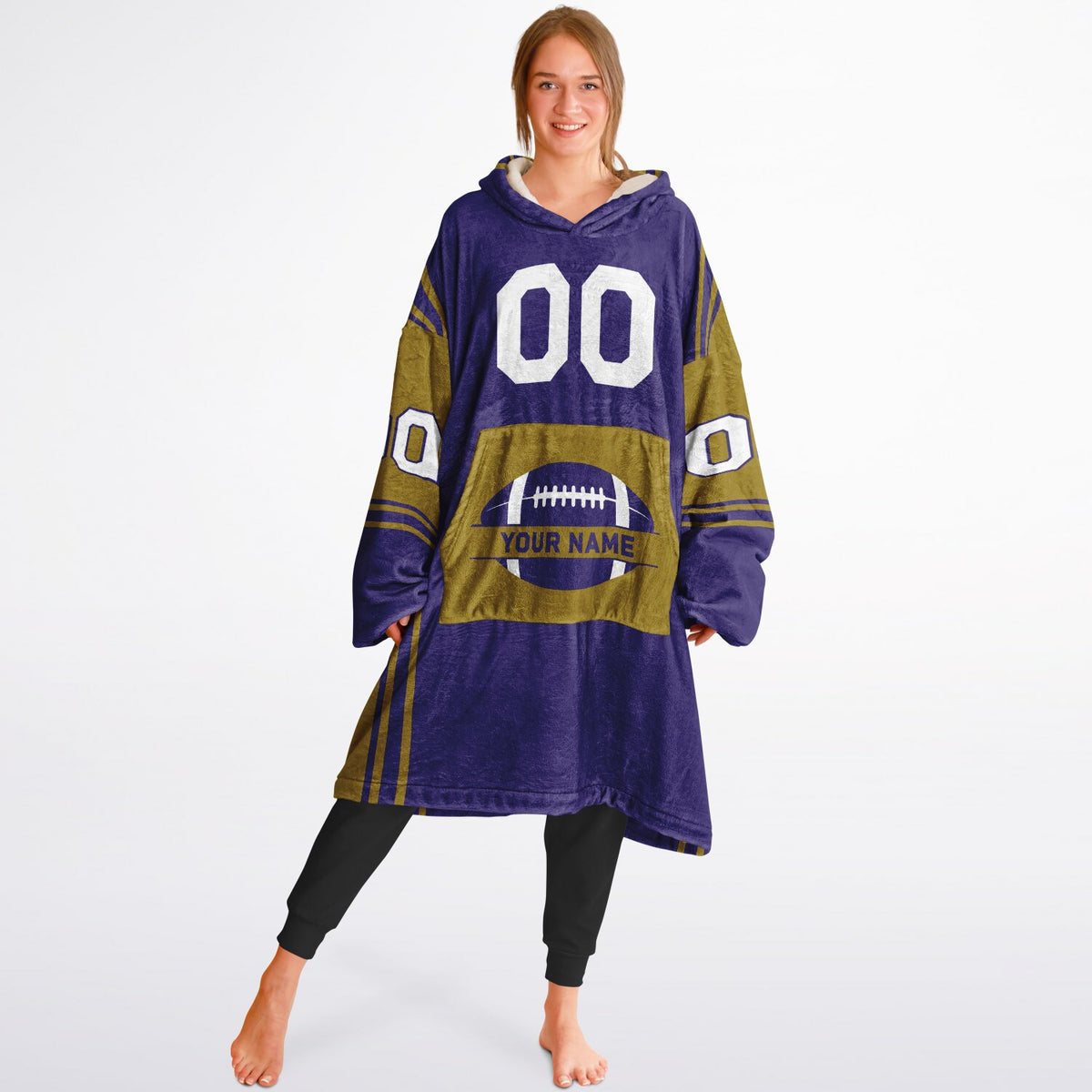 Purple Dark Gold Bold