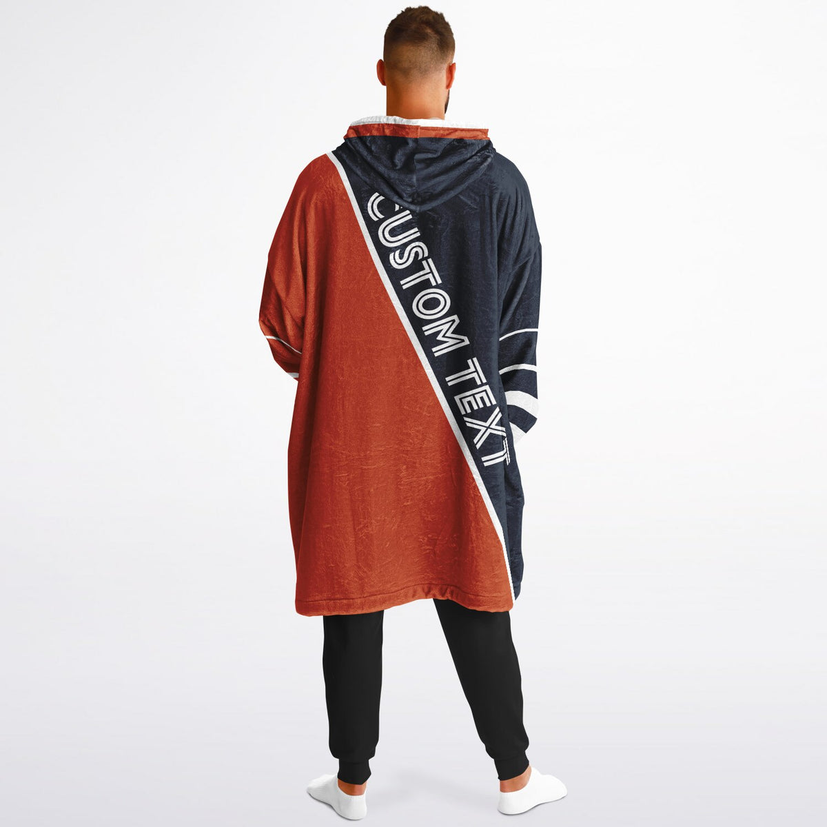 Navy Orange White Split Decision