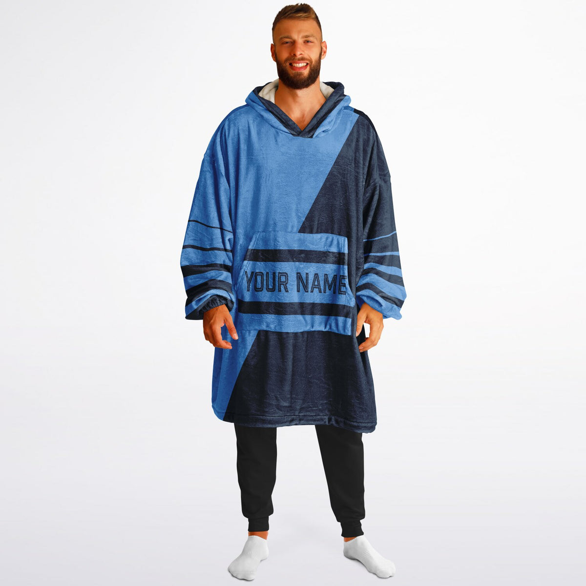 Light Blue & Navy Split Decision