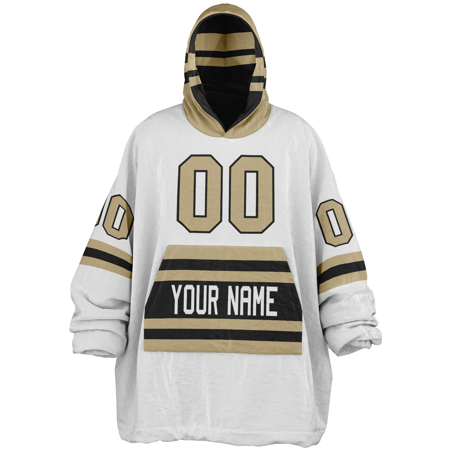 Black/Old Gold Superfan Reversible