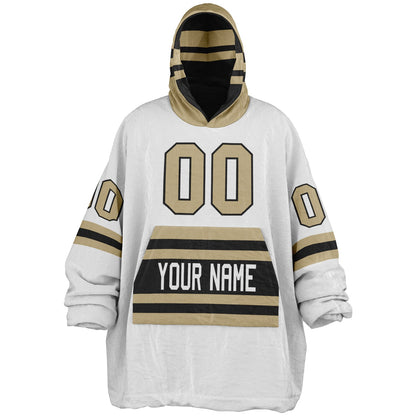 Black/Old Gold Superfan Reversible
