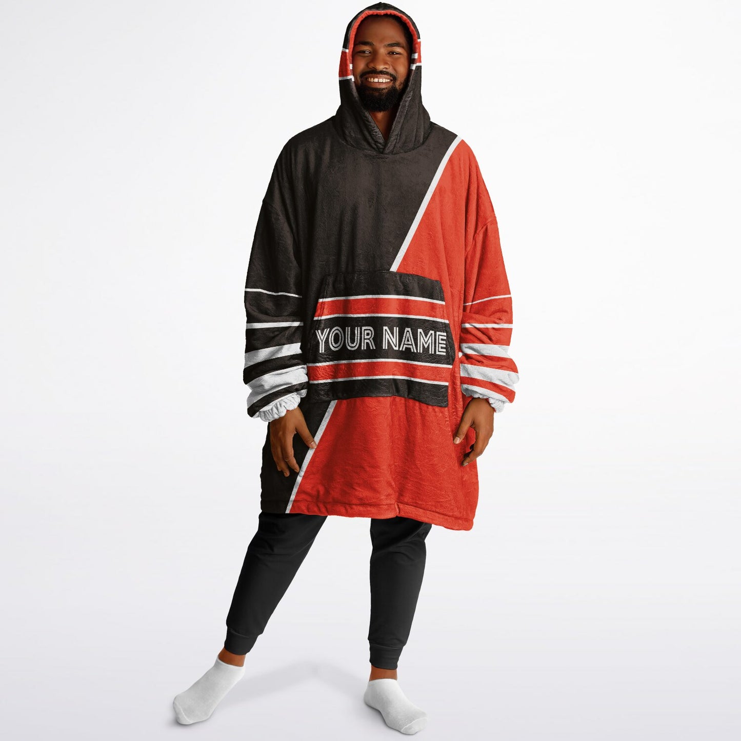 Brown/Orange/White Everyday Reversible