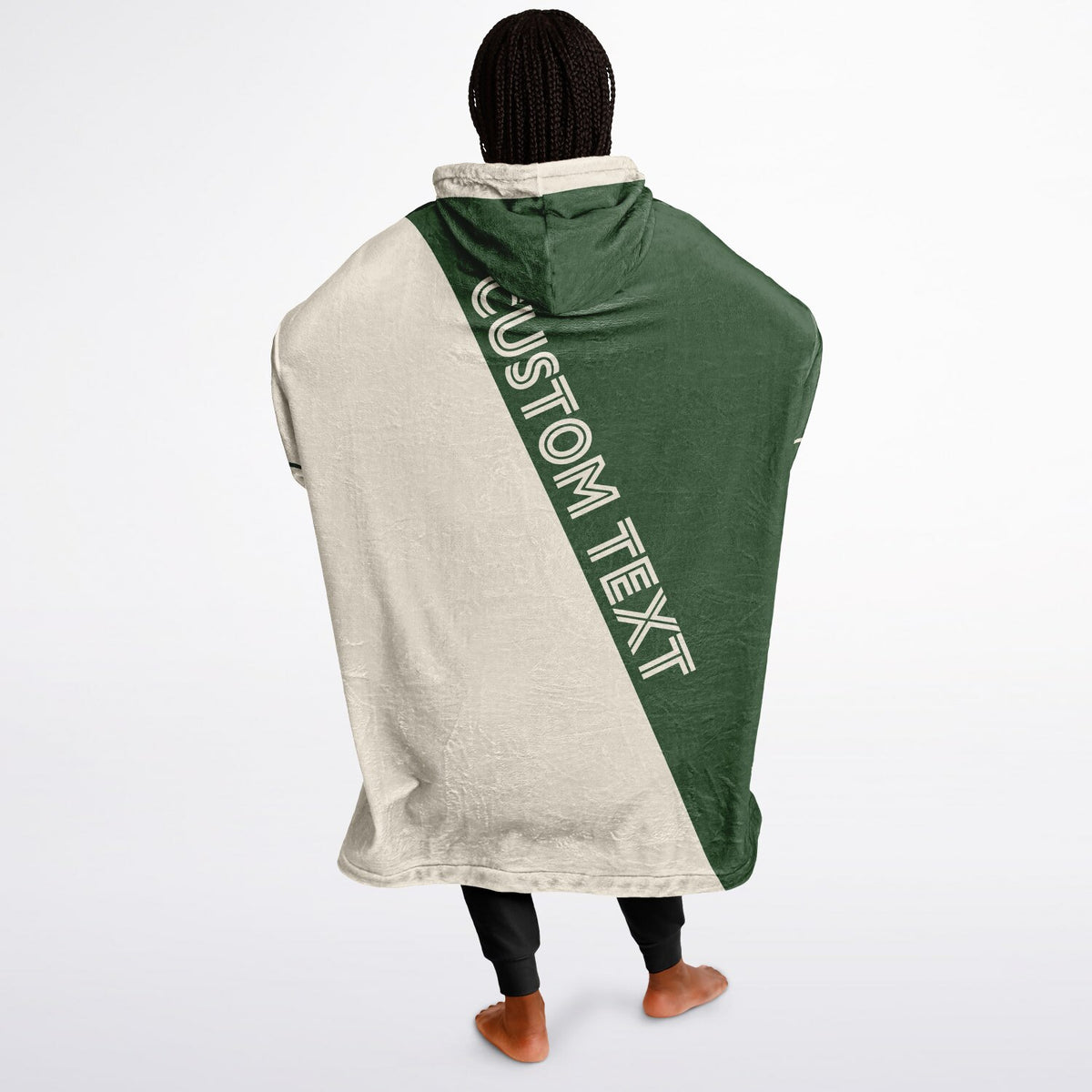 Forest Green & Cream Split Decision