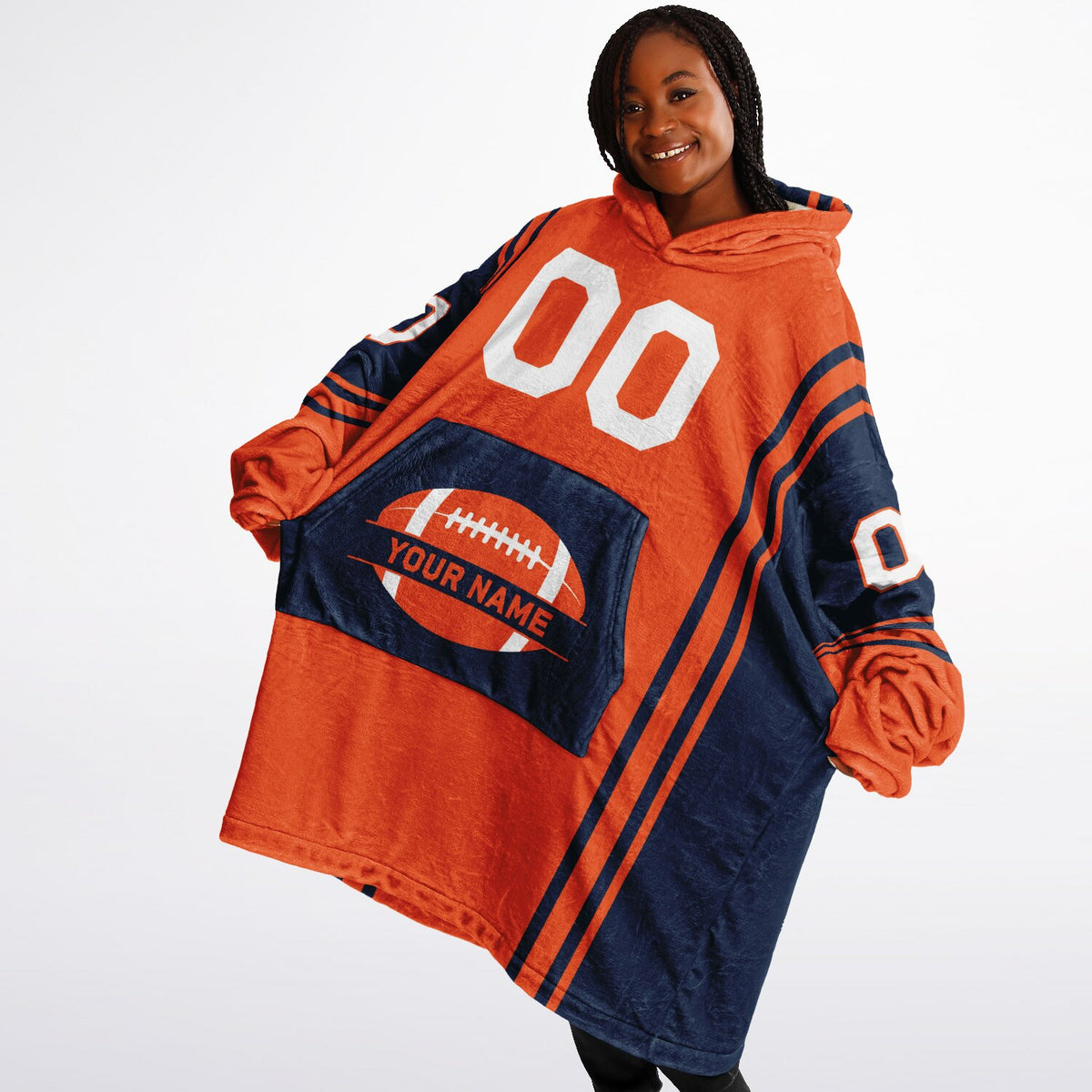 Orange/Navy Bold