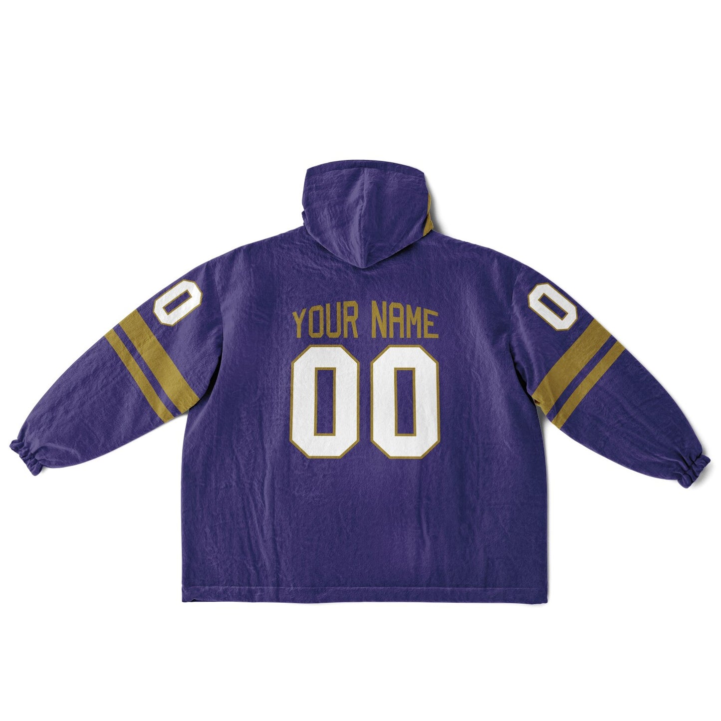 Purple/Metallic Gold Superfan Reversible
