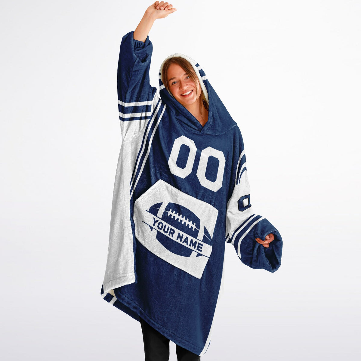 Blue/White Bold