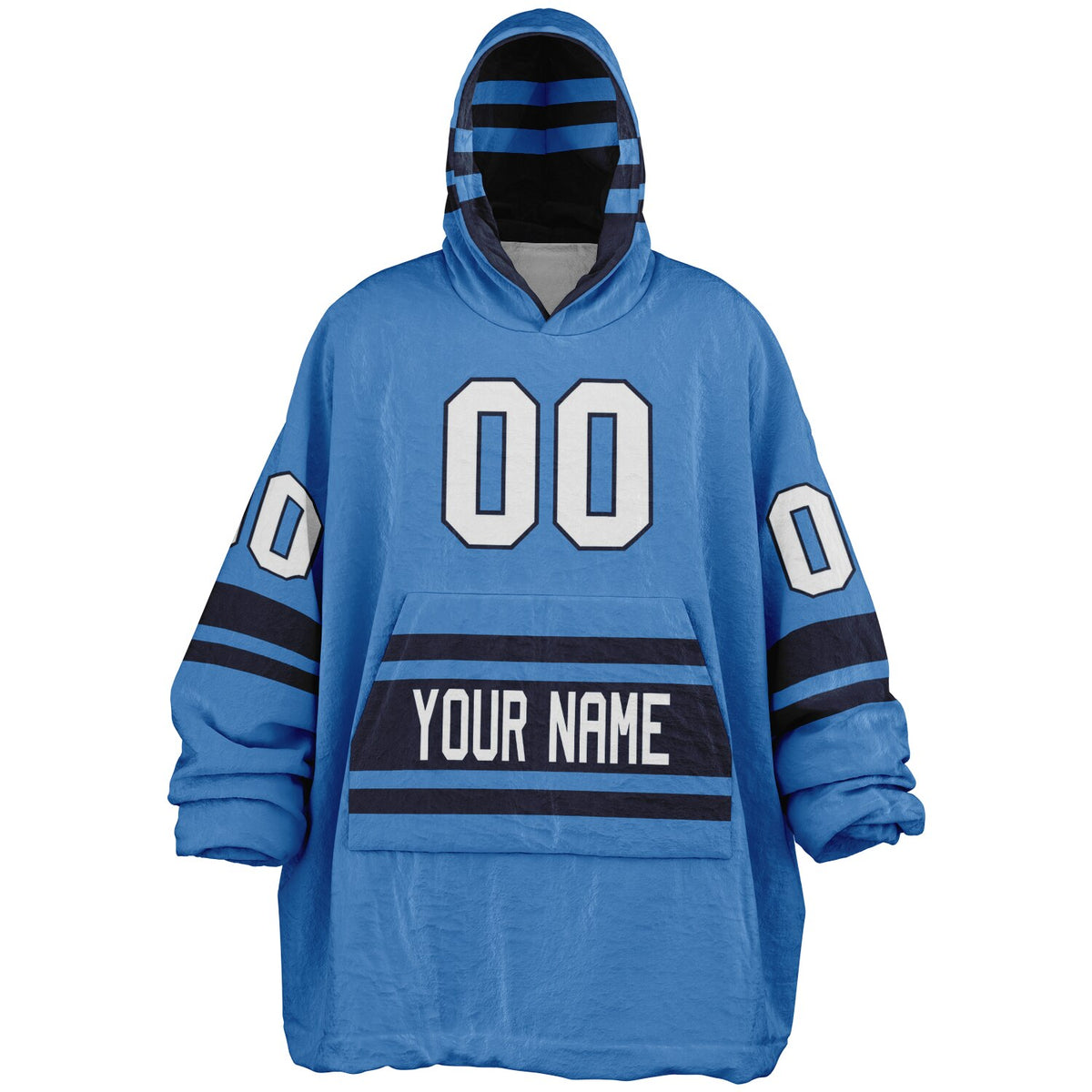 Light Blue/Navy Superfan Reversible