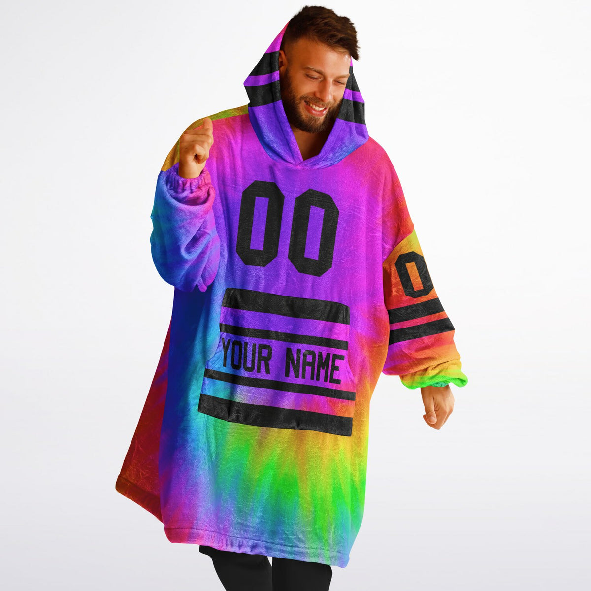 Tie Dye & Black Classic
