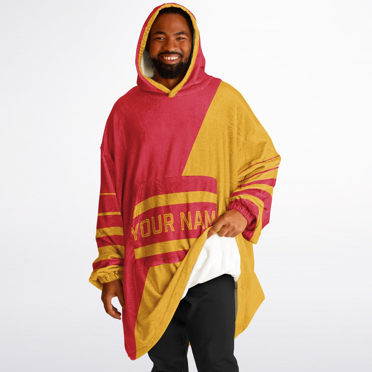 Red & Gold Split Decision