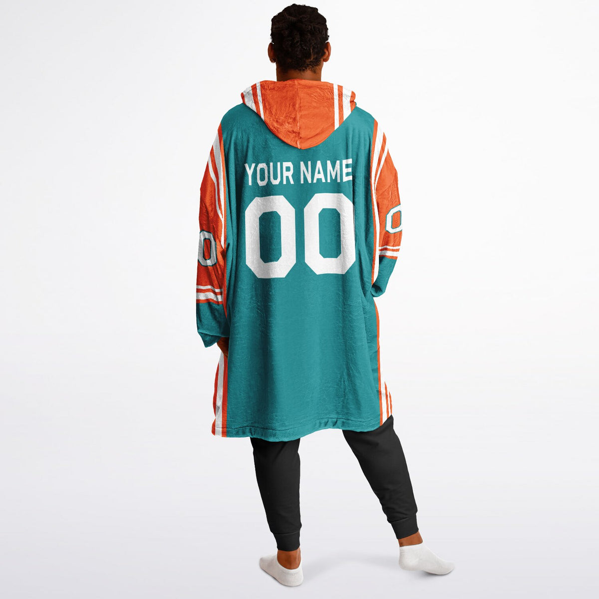 Teal/Orange/White Bold