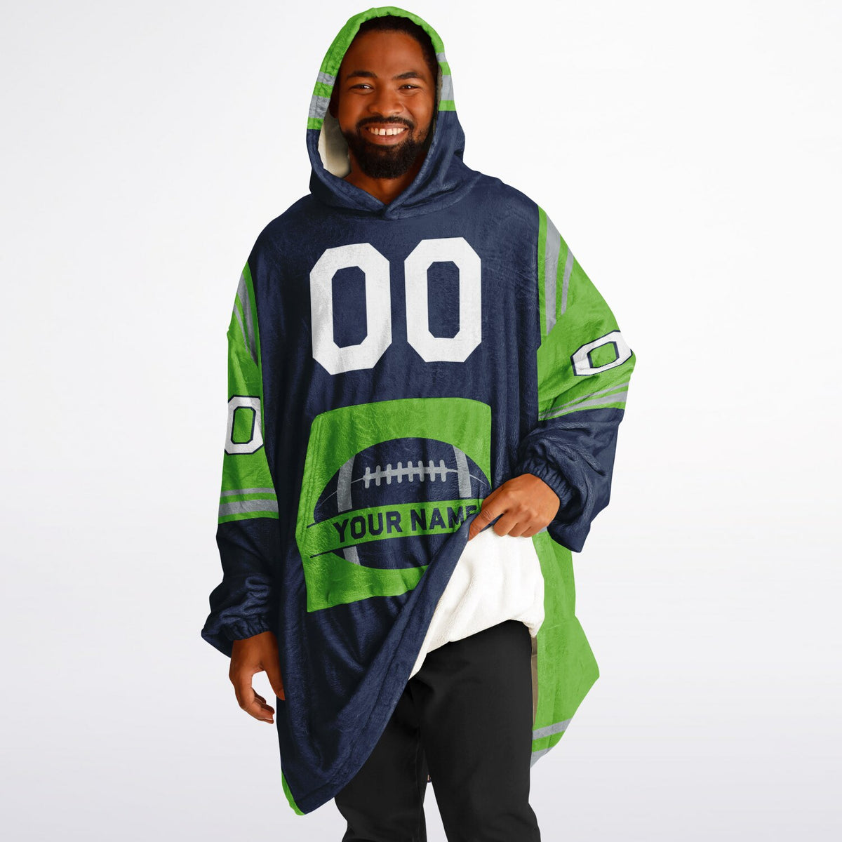 Navy/Green/Gray Bold