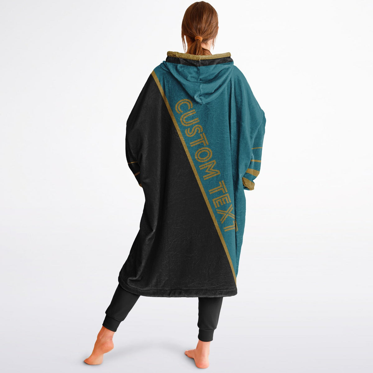 Teal Black Gold Split Decision
