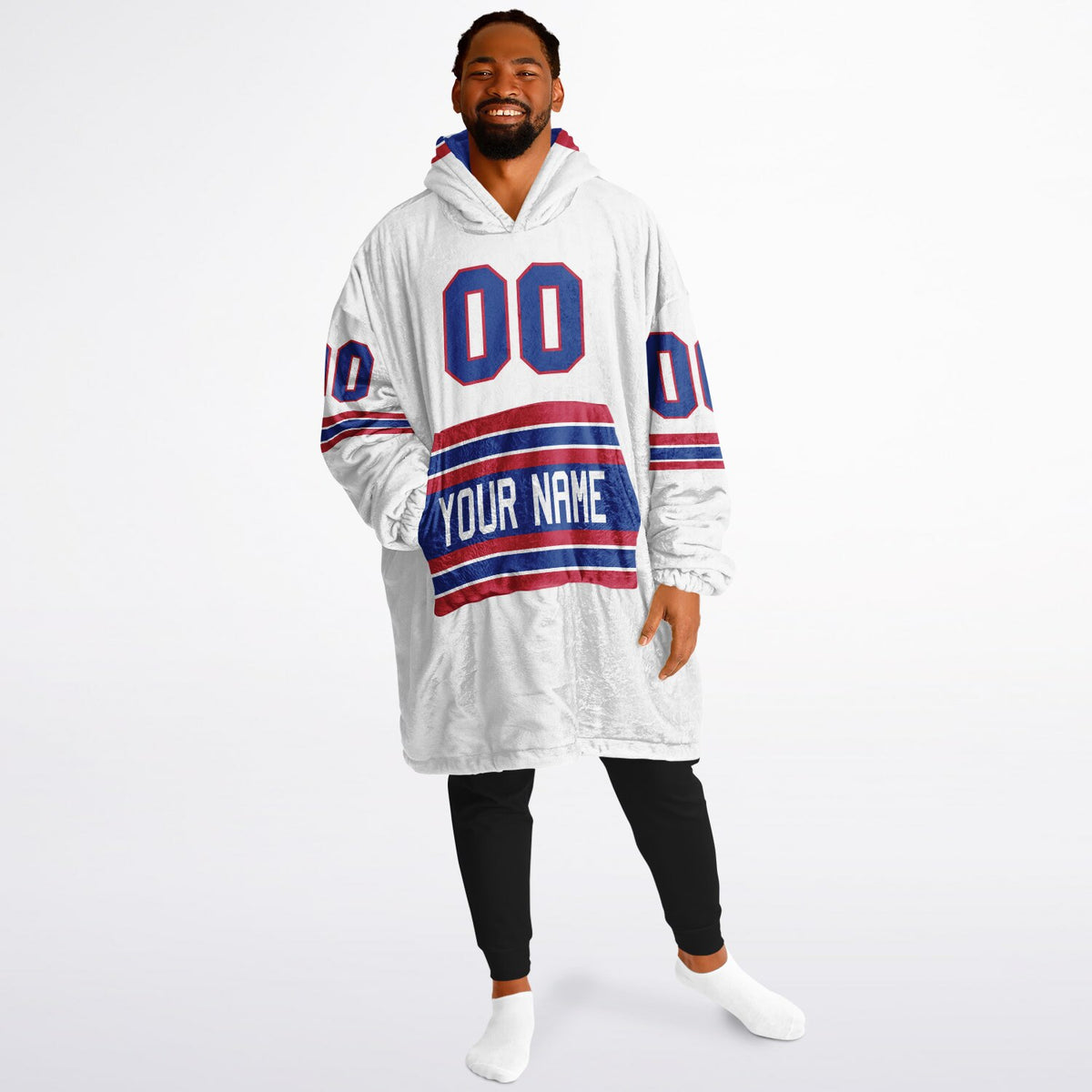 Blue/Red/White Superfan Reversible