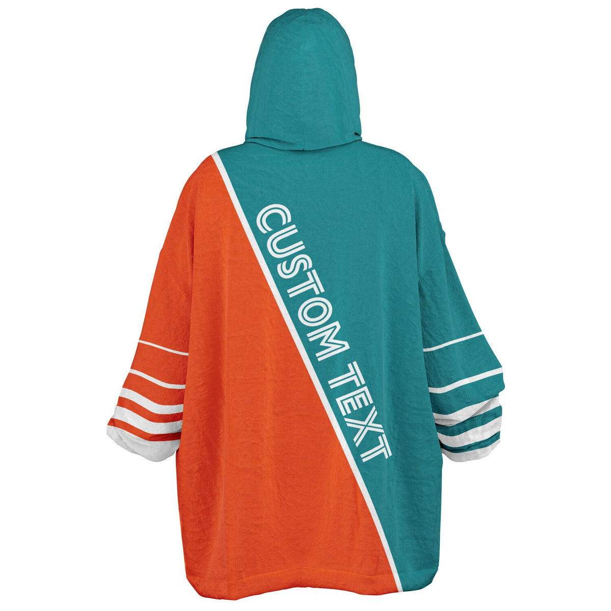 Teal Orange White Split Decision
