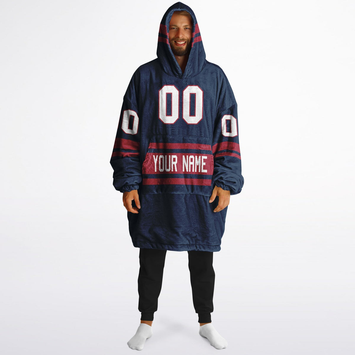 Navy & Red Superfan Reversible