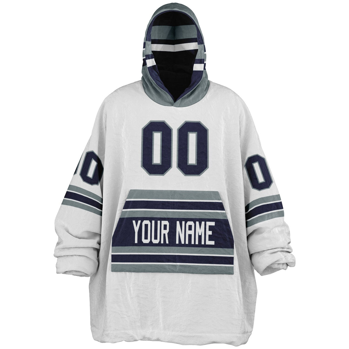 Navy/Silver/White Superfan Reversible