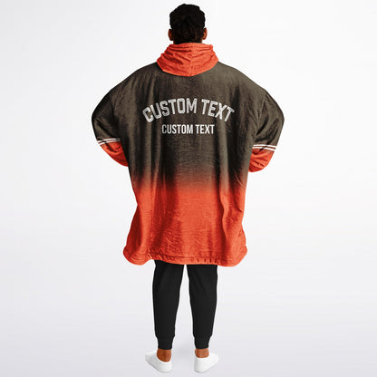 Brown/Orange/White Everyday Reversible