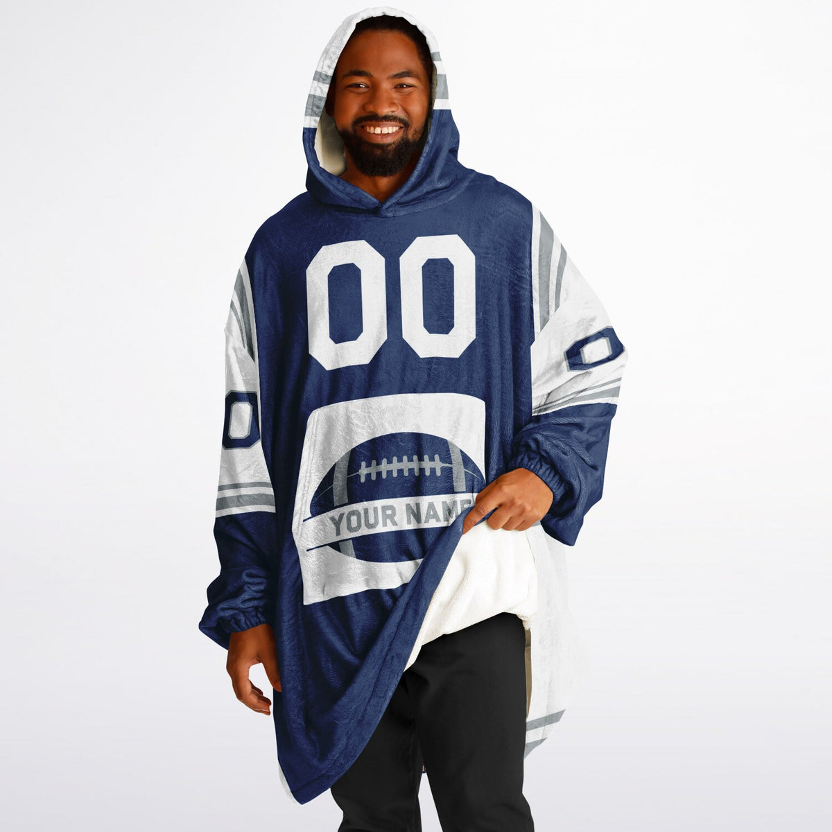 Blue/White/Gray Bold