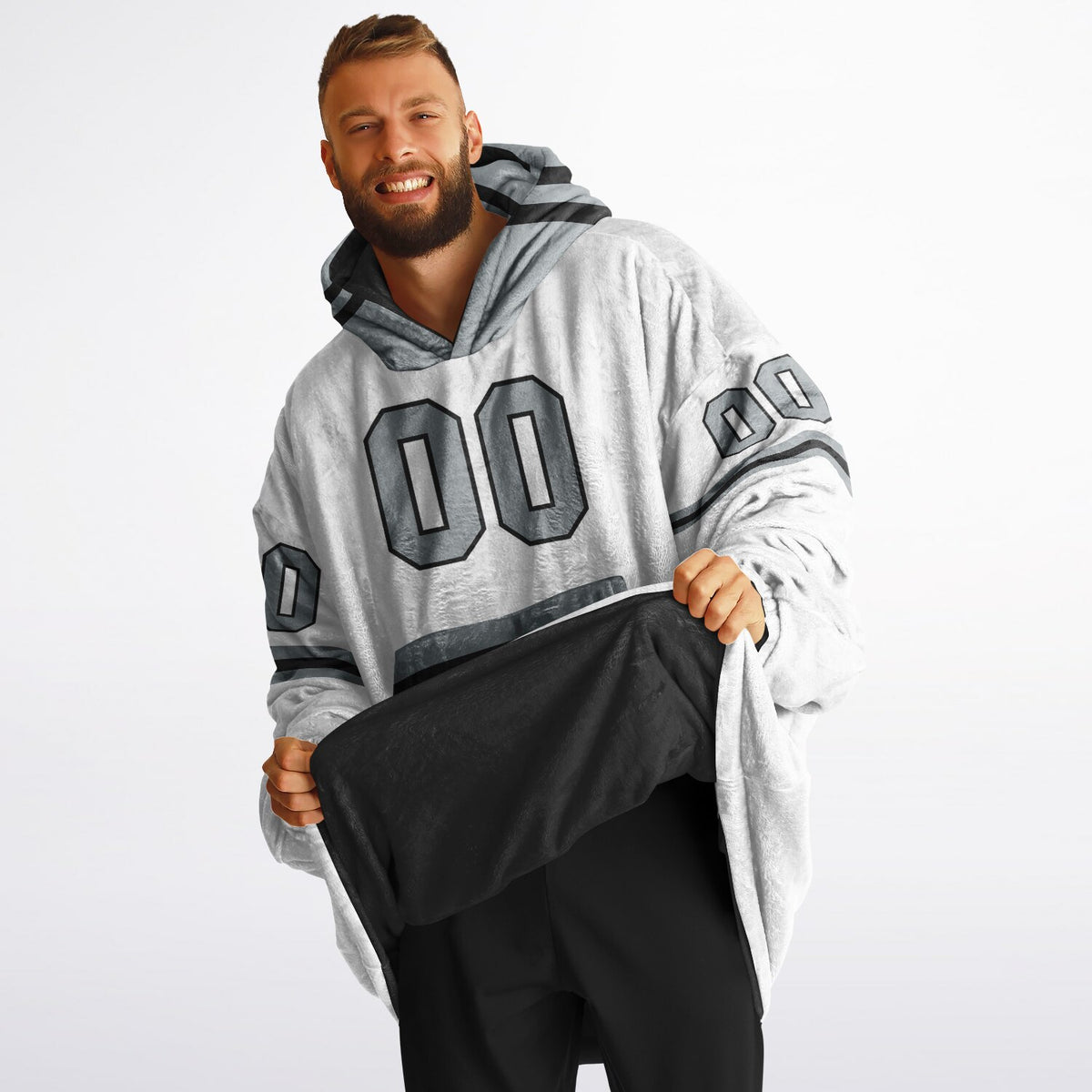 Black/Silver Superfan Reversible