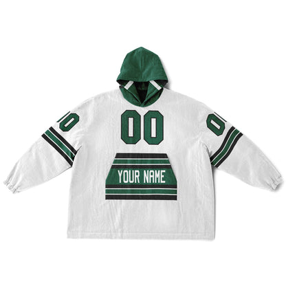 Green/Black/White Superfan Reversible